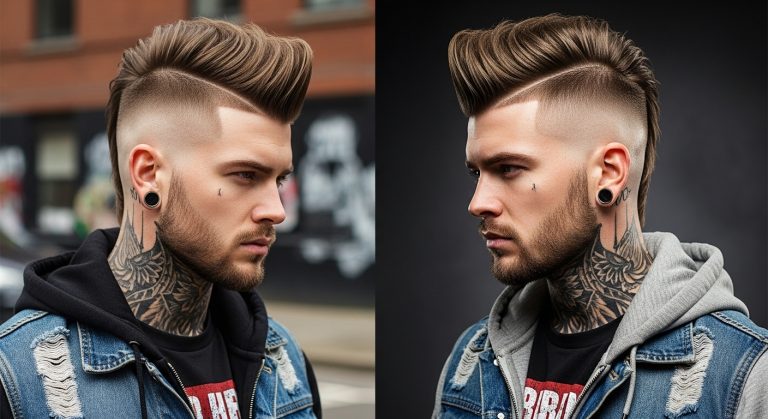 Top 15 Mohawk Fade Haircuts for Men That Stand Out