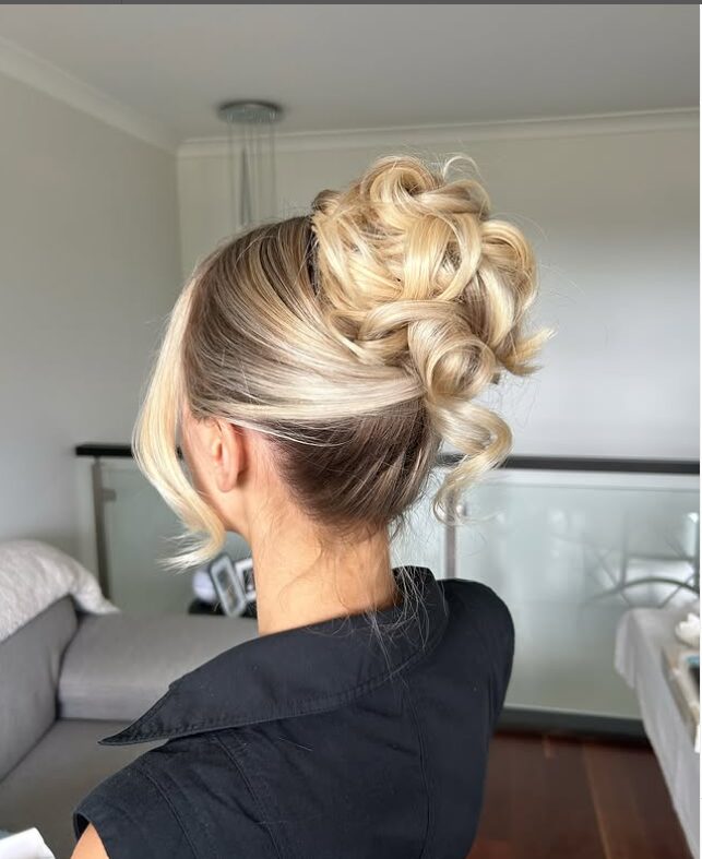 8. Messy Low Bun