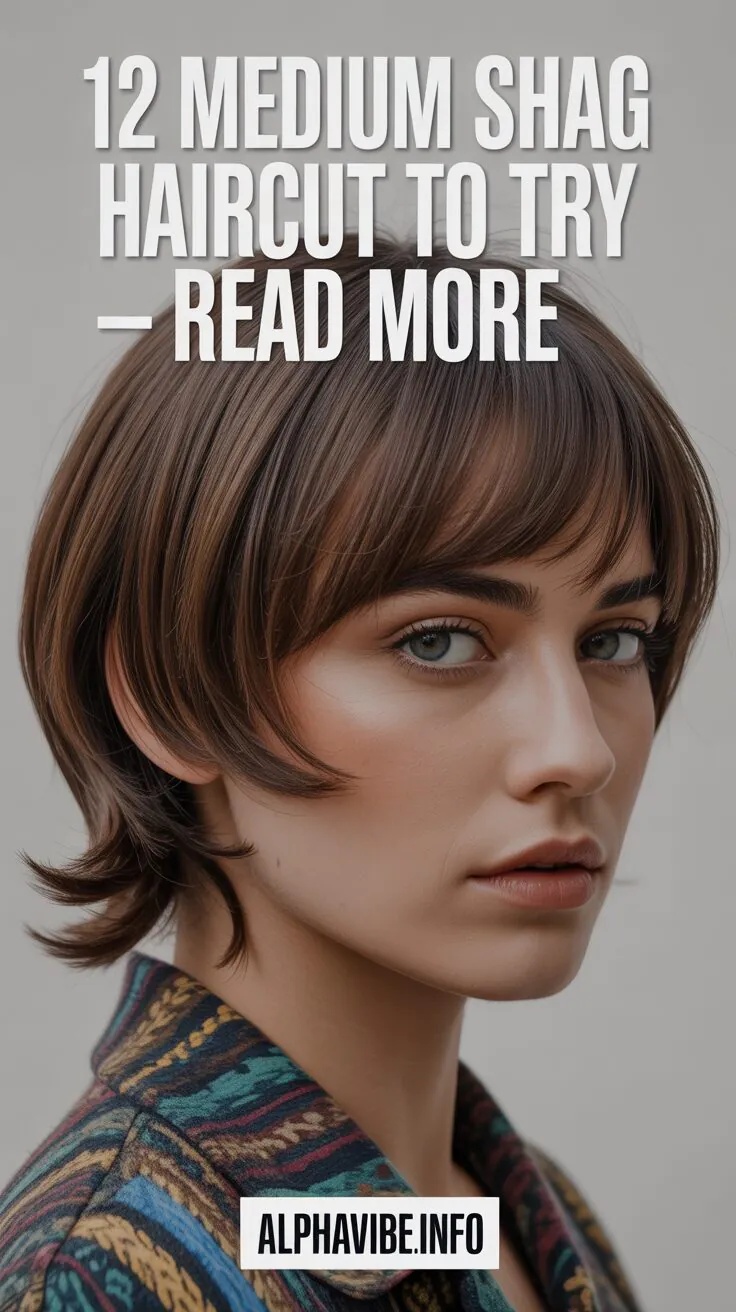 12 Medium Shag Haircut To Try – Lovely Ladies, Unleash Your Bold Beauty