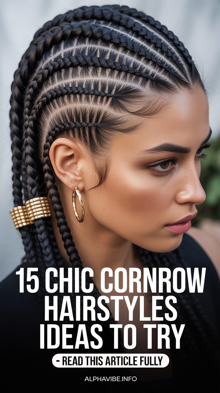 15 Chic Cornrow Hairstyles Ideas To Try – Express Your Beauty Ladies