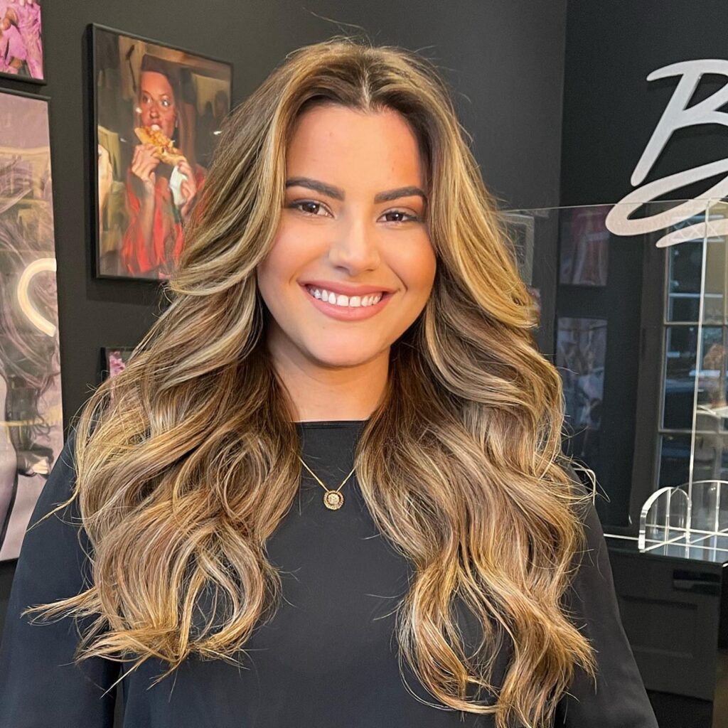 6. Caramel Blonde Balayage
