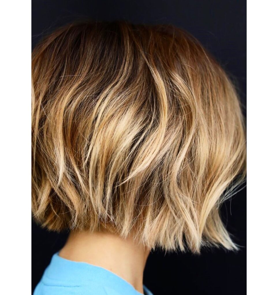 9. Blunt Choppy Bob