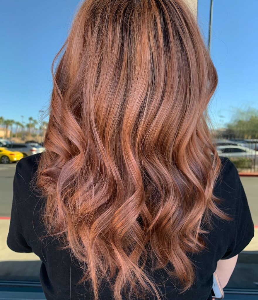 9. Strawberry Blonde Balayage