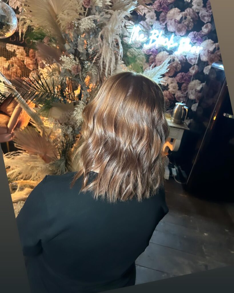 7. Shoulder-Length Choppy Bob