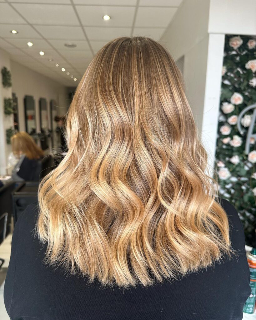1. Classic Golden Blonde Balayage