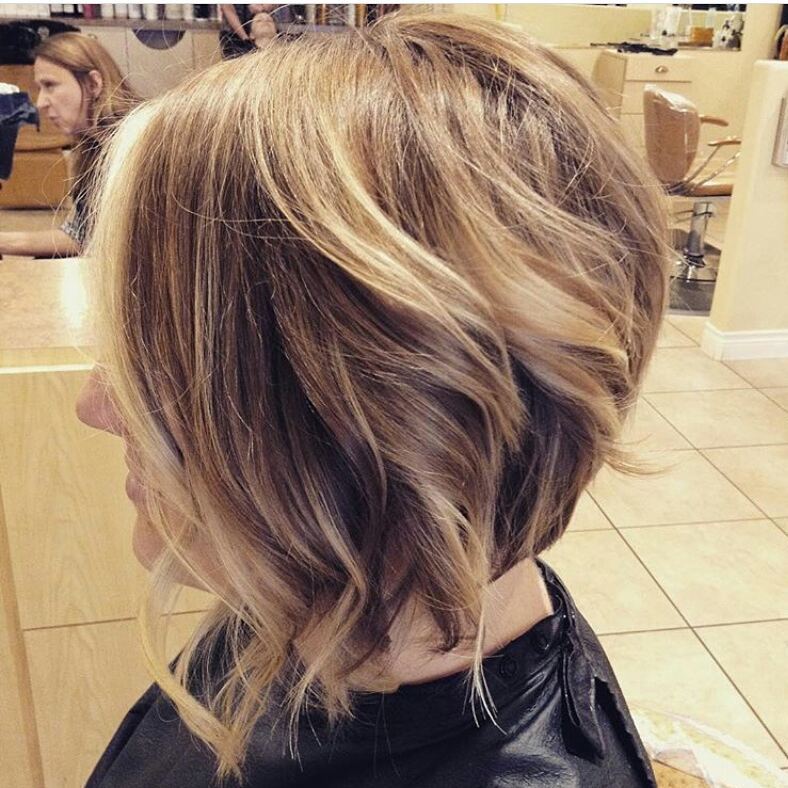 6. Messy Choppy Bob with Curtain Bangs