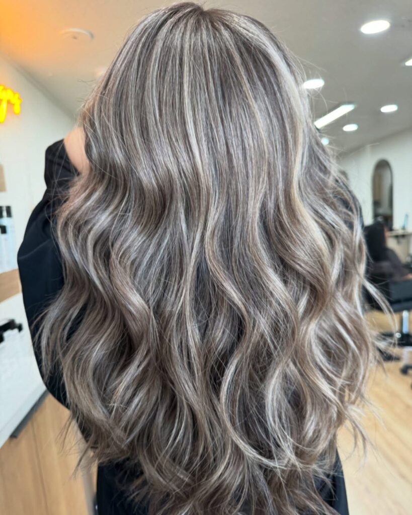 2. Ash Blonde Balayage
