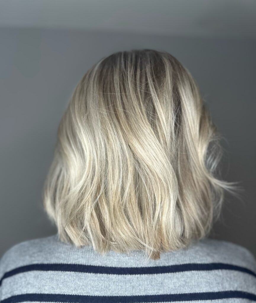 12. Layered Choppy Bob with Side Part