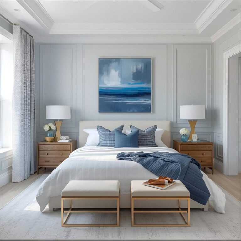 12 Blue and White Bedroom Ideas for a Serene and Stylish Space
