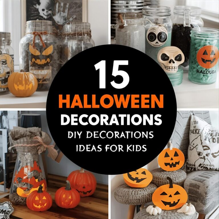15 Fun and Creative Halloween DIY Decorations Ideas for Kids