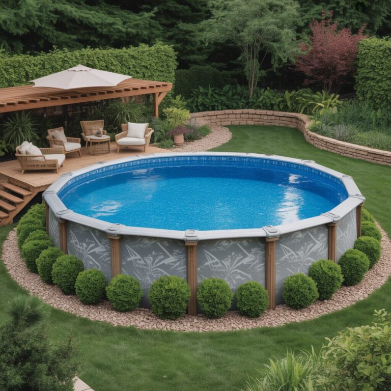 10 DIY Above Ground Pool Landscaping Ideas for a Stylish Backyard