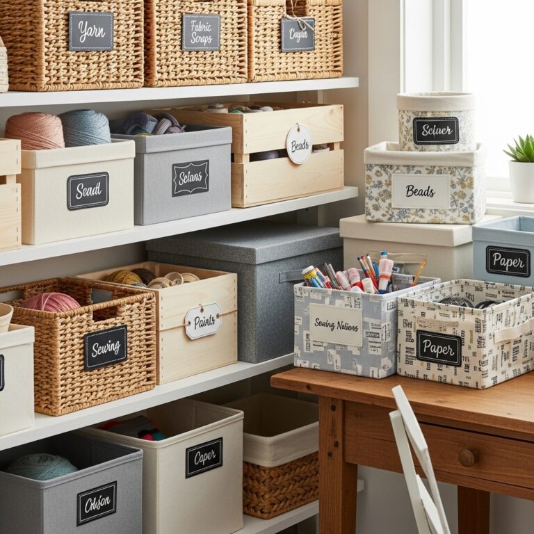 15 Smart Craft Storage Ideas to Organize Your Creative Space