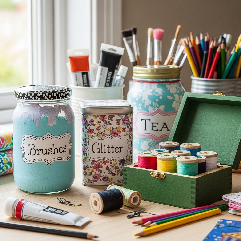 15. DIY Storage Jars and Containers