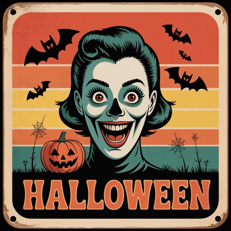Retro Halloween Images & Artwork for Decor: 12 Spooky-Chic Ideas