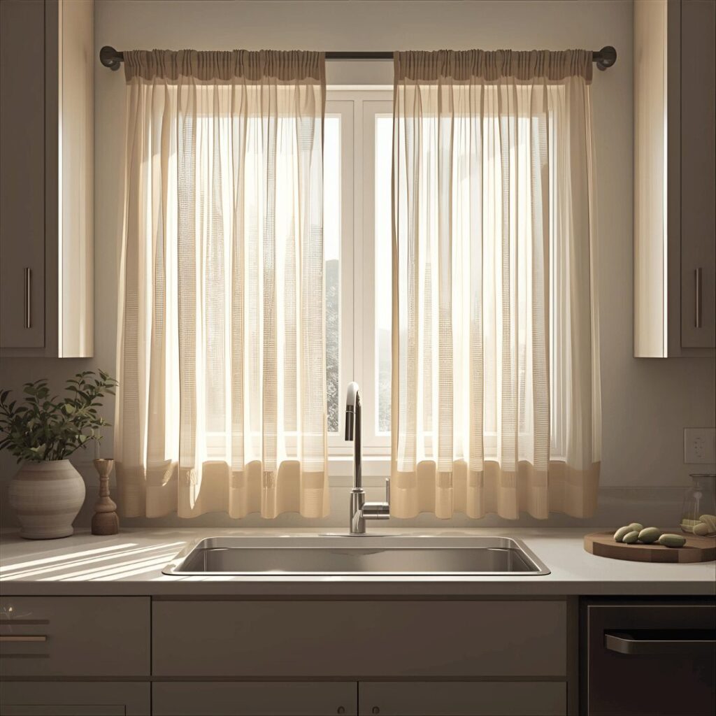 12 Kitchen Curtain Ideas Above Sink That Transform Your Space