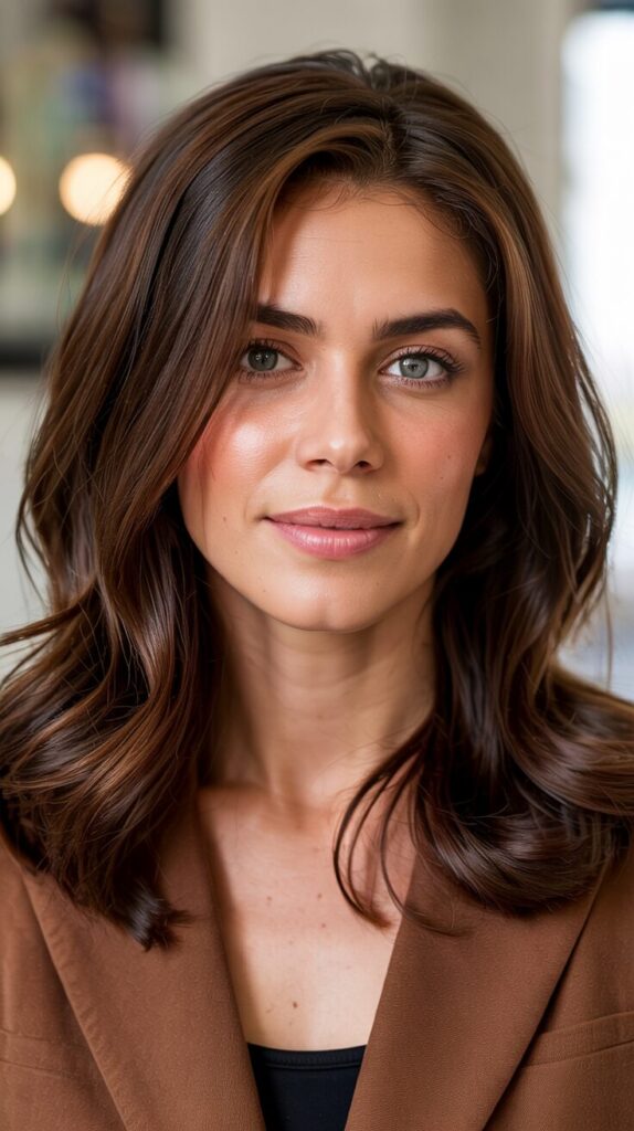 8 Rich Chestnut Brown Hair Color Ideas for Ladies