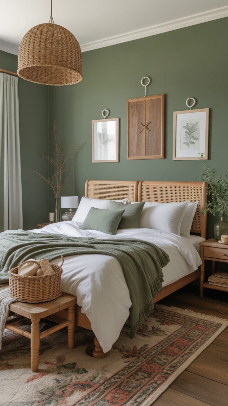 14 Sage Green Farmhouse Bedroom Ideas That Blend Rustic Charm