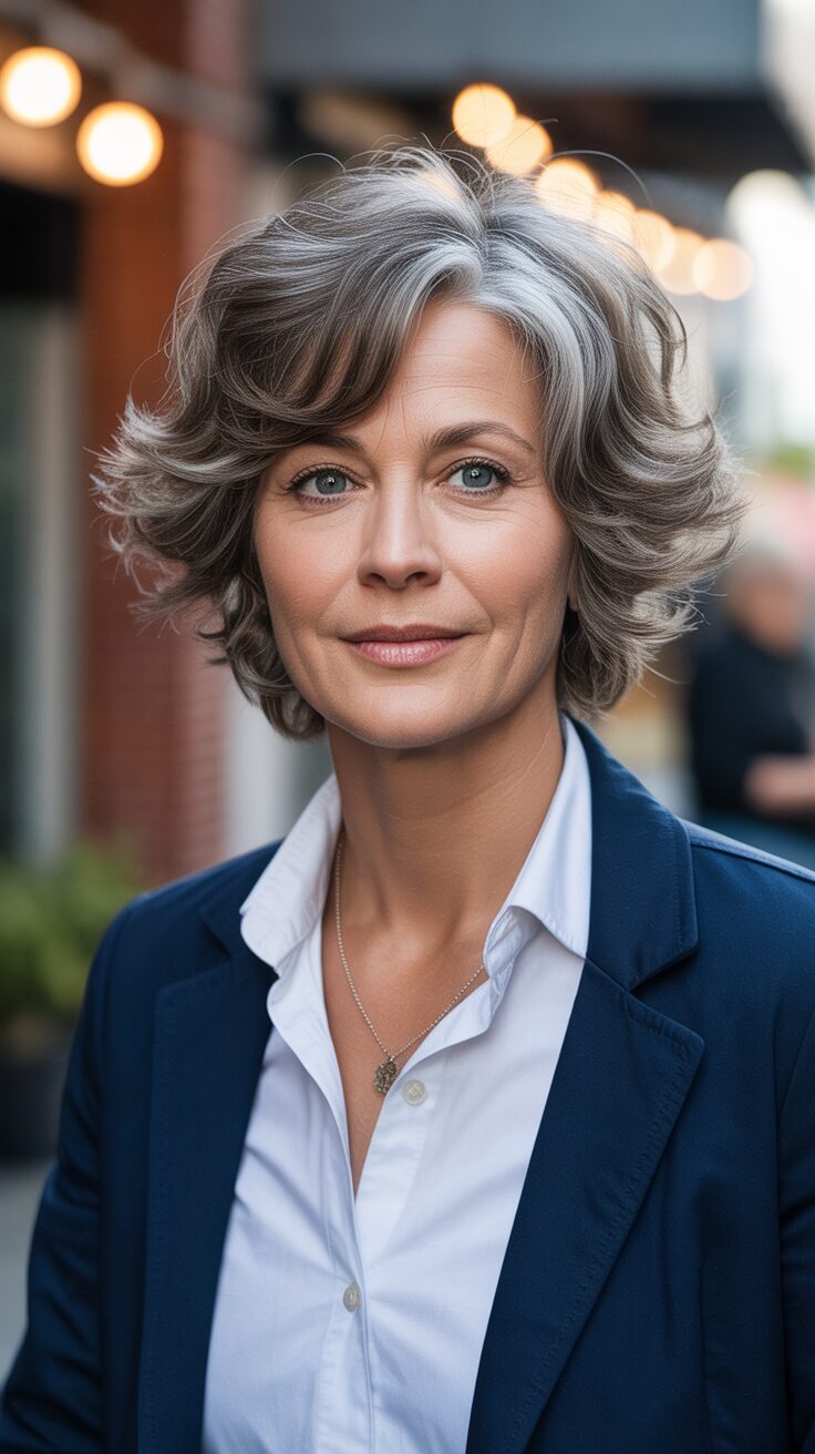 21 Chic Short Messy Hairstyles for Women Over 50: Effortlessly Age-Defying