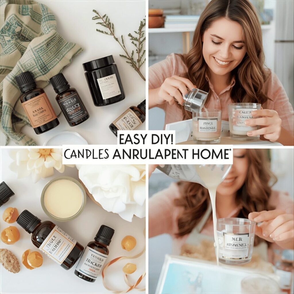 EASY DIY! How to Make Candles at Home for Beginners!