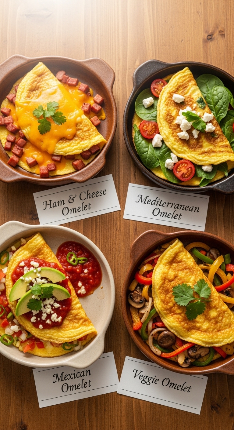 Multiple Recipe Of Omelette Perfected for Quick and Easy Breakfasts