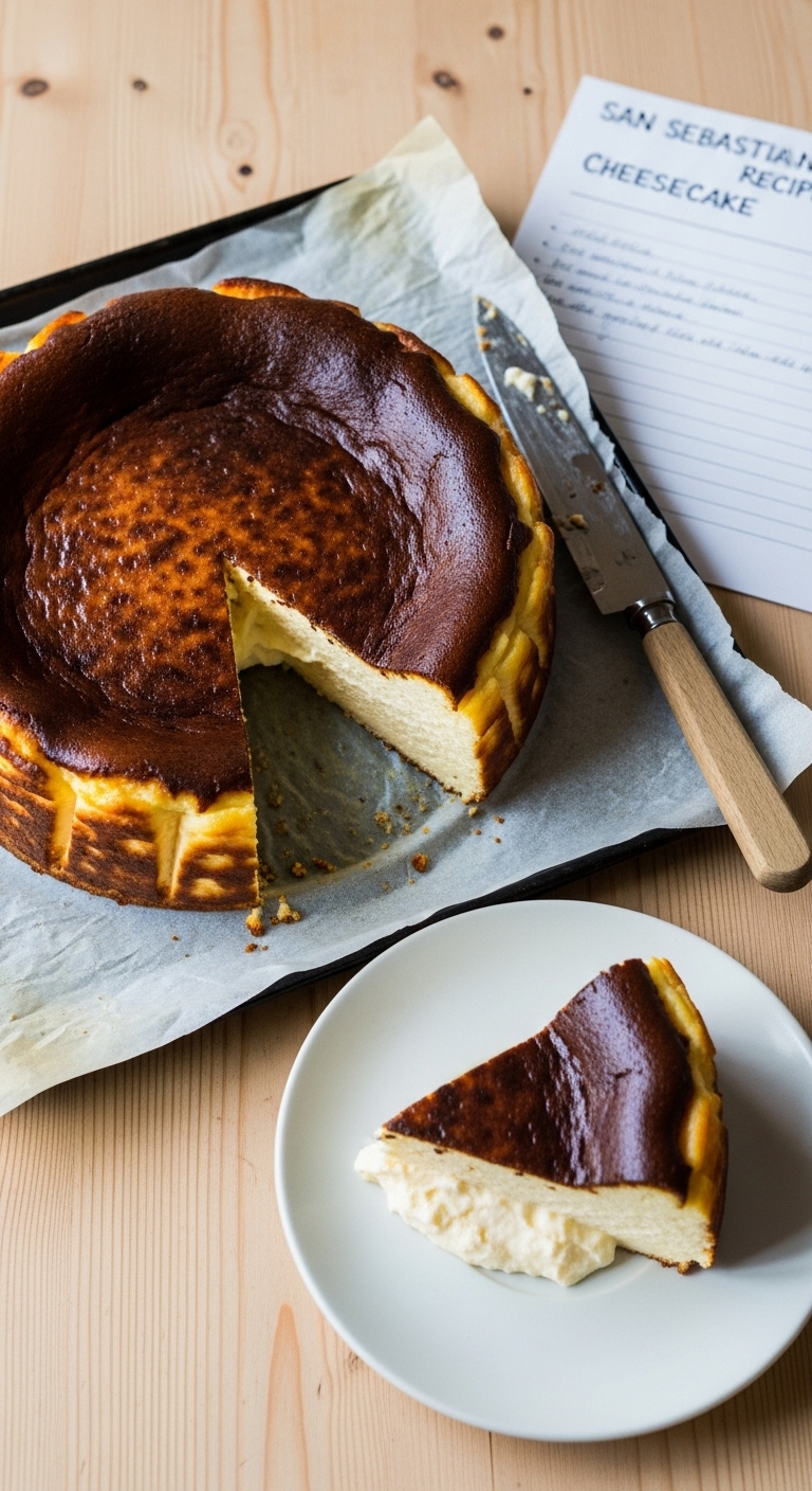 San Sebastian Cheesecake Recipe: The Creamy, Caramelized Delight