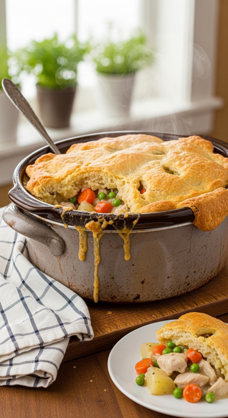 The Easiest, Coziest Chicken Pot Pie crock pot You’ll Ever Make (Thanks to Your Crock Pot!)