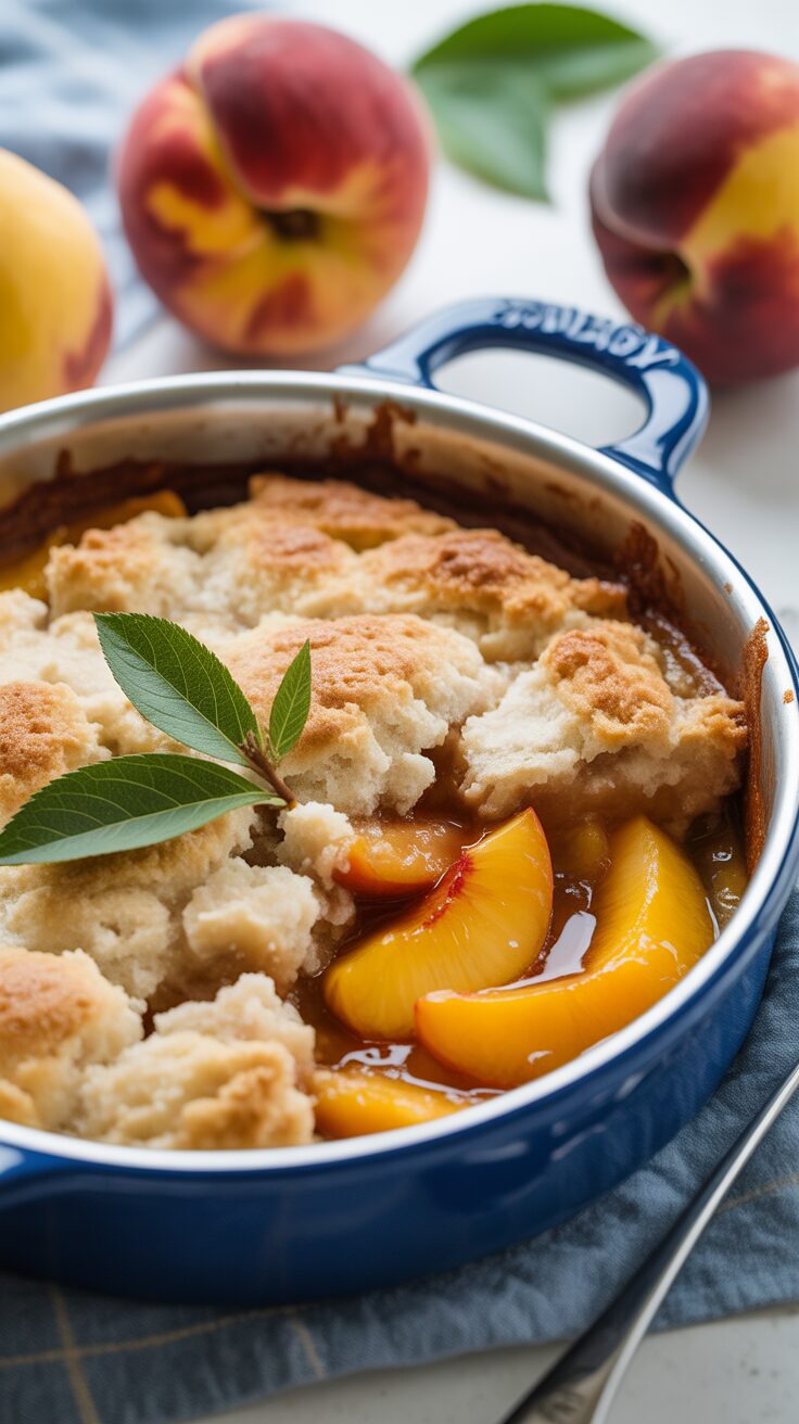The Only Peach Cobbler Recipe You’ll Ever Need: Effortless, Juicy & Irresistibly Buttery