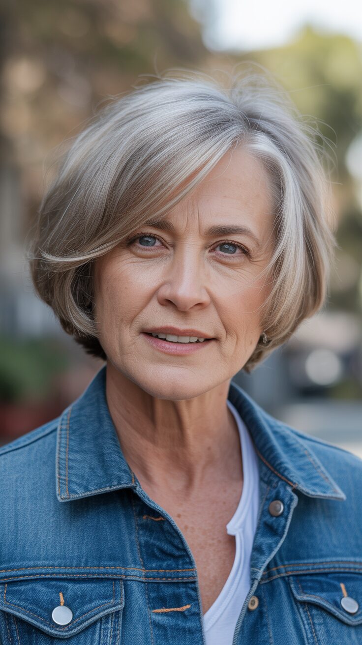 10 Haircuts for Women Over 60 With Fine Hair: Look Fuller, Younger, and Stylish