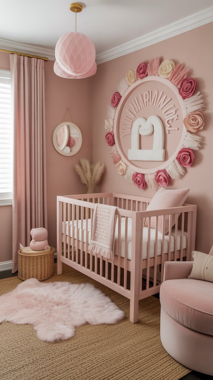 High-End Look for Less: Create a Luxury Pink Nursery on a Budget with Smart Design Choices