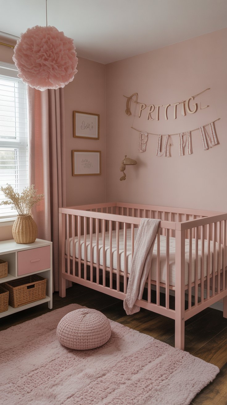 How to Design a Pink Nursery That Grows with Your Child From Toddler to Teen Years